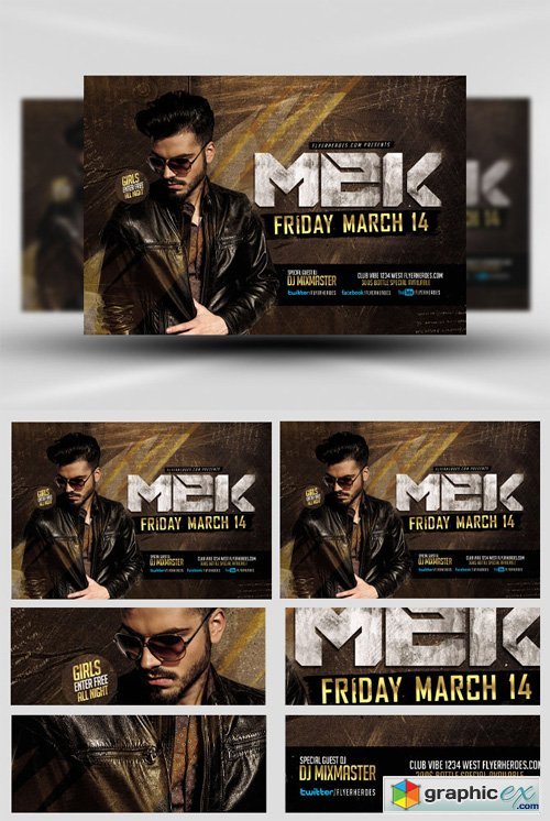 MEK Bar Flyer Template
