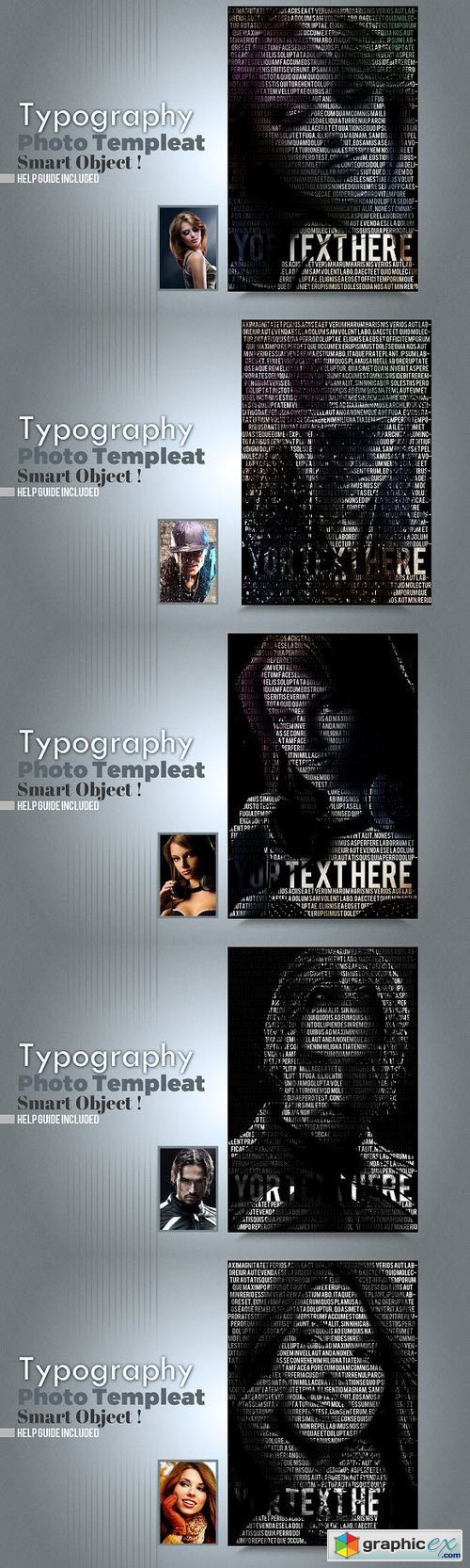 Typography Photo Templeate