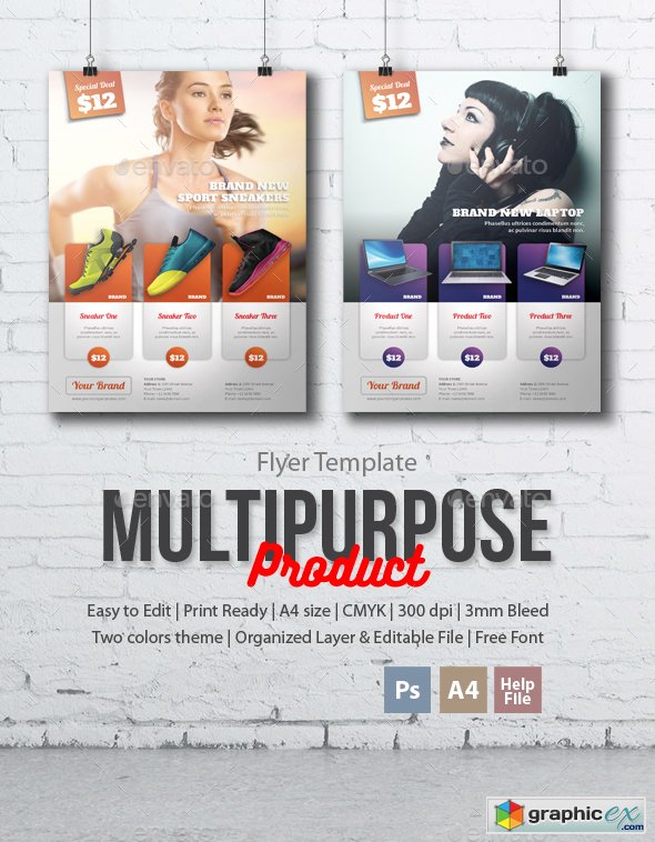Multipurpose Product Flyer - Photoshop