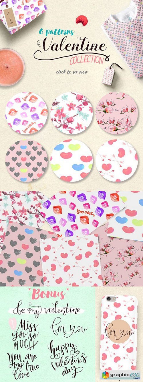 Valentine Pattern Collection
