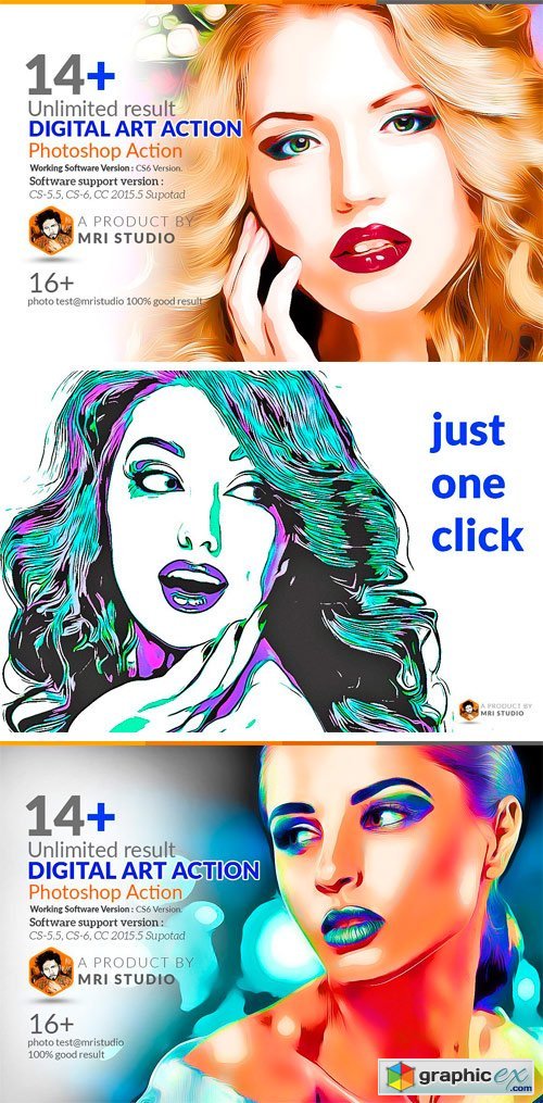 digital art action photoshop free download