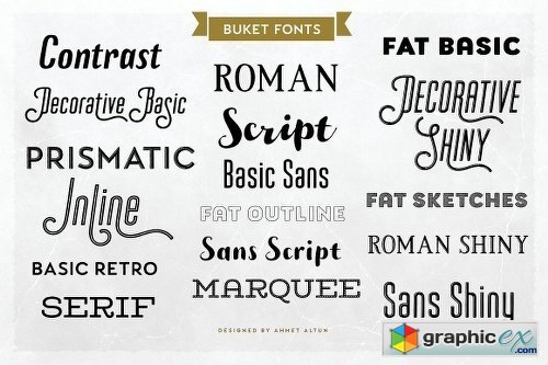 Buket Font Collection -84%off