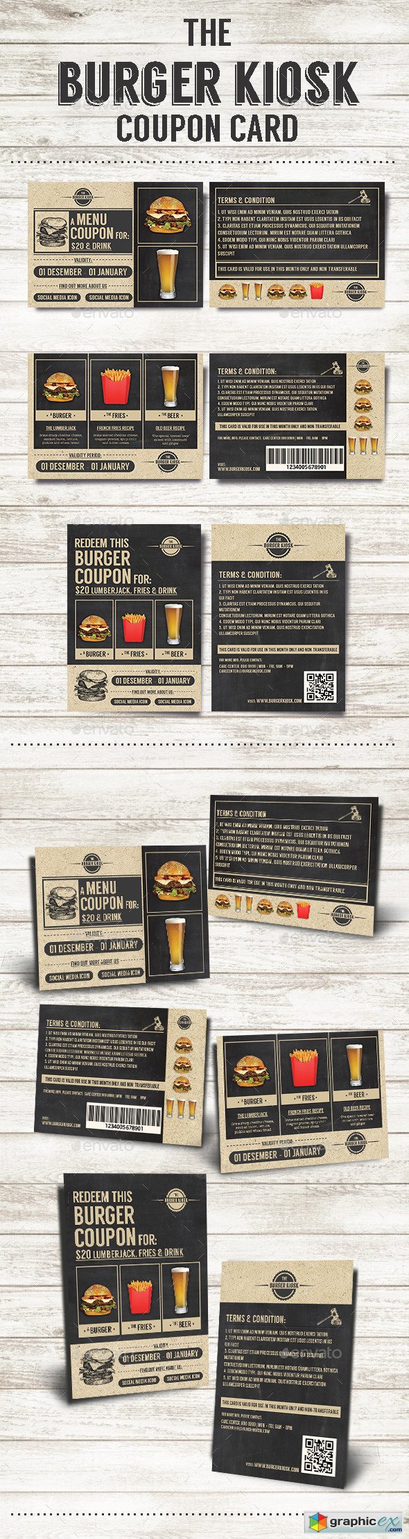 The Burger Kiosk Coupon Card