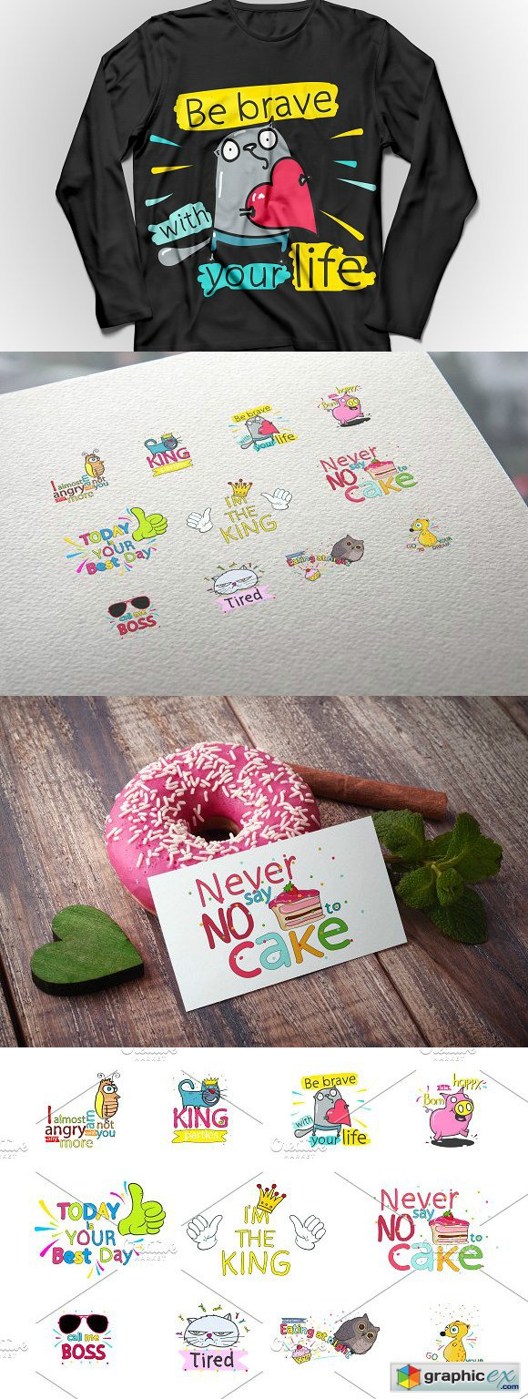 Funny lettering for your projects