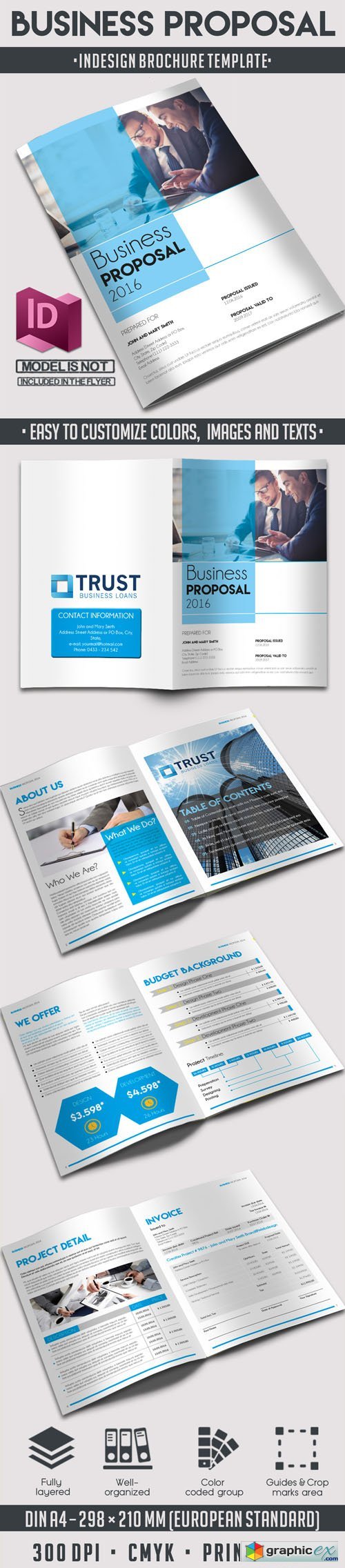 Business Proposal Brochure INDD Template - 8 pages A4