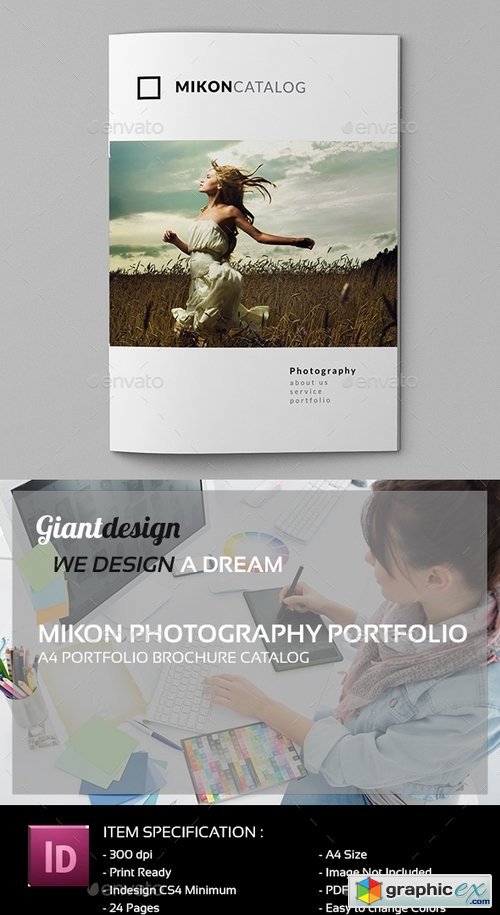 Mikon - Photography Portfolio A4 Catalog