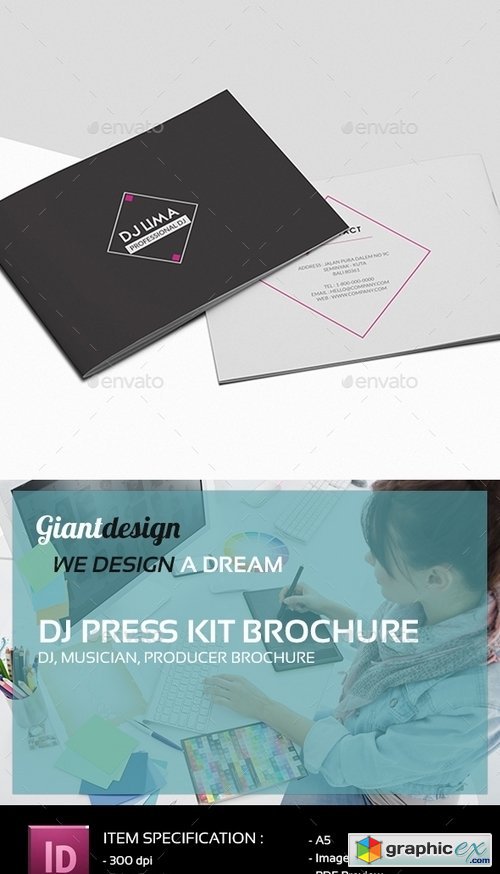 Dj Press Kit Brochure