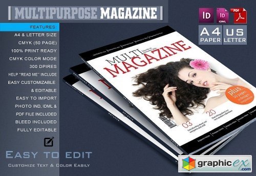 Multipurpose Magazine Template 1161034