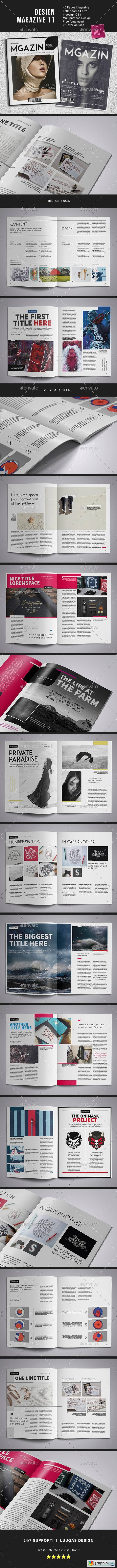 Design Magazine 11 Template