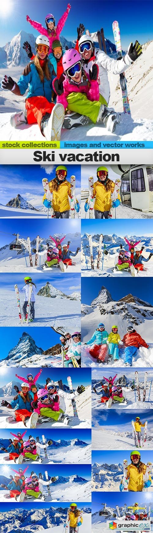 Ski vacation, 15 x UHQ JPEG