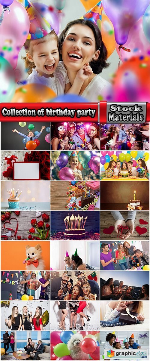Collection of birthday party holiday gift congratulation 25 HQ Jpeg