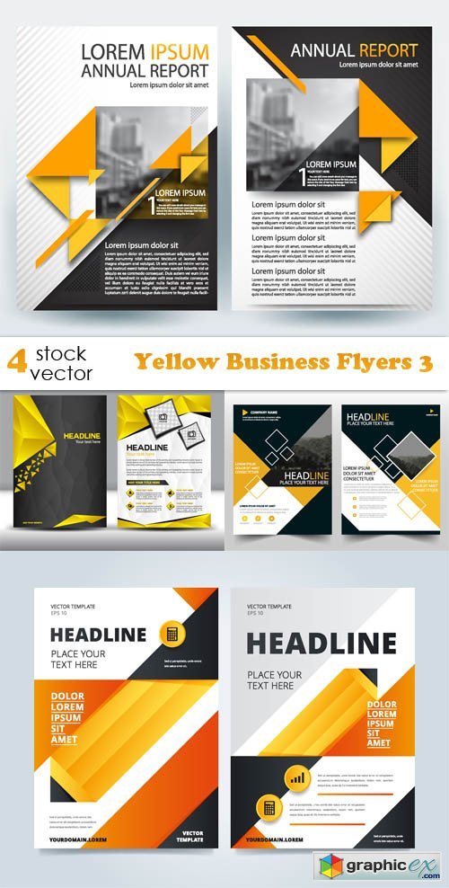 Yellow Business Flyers 3