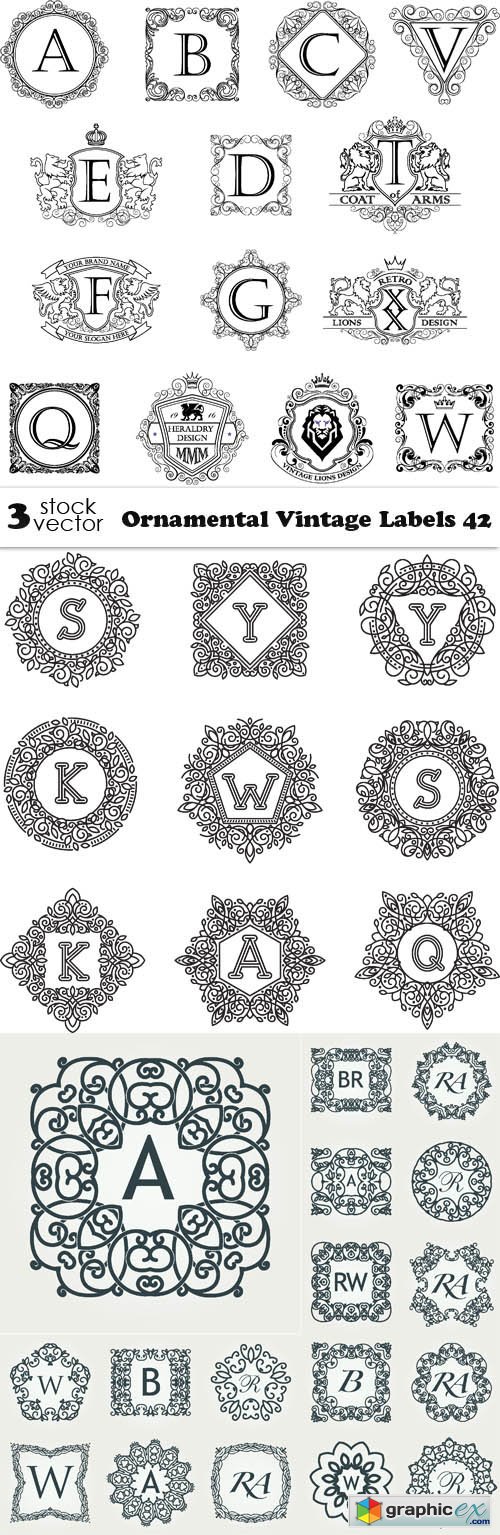Ornamental Vintage Labels 42