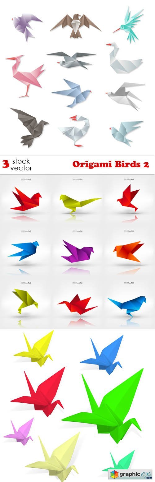 Origami Birds 2
