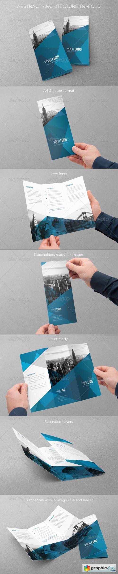 Abstract Architecture Trifold