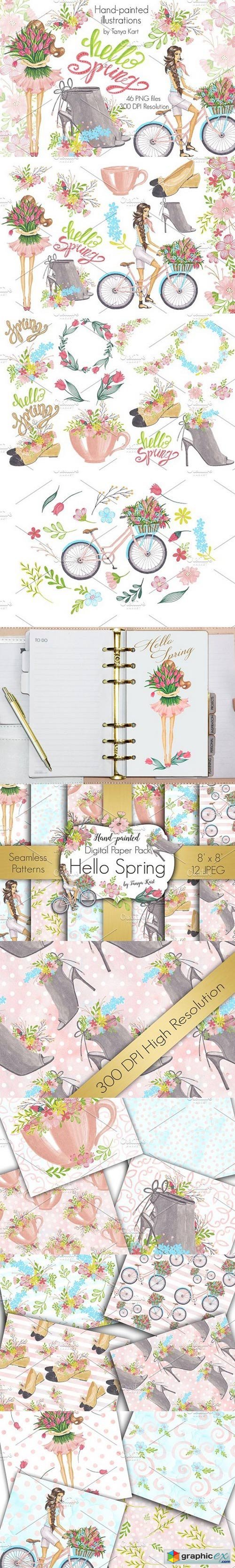 Hello Spring Hand-painted Collection