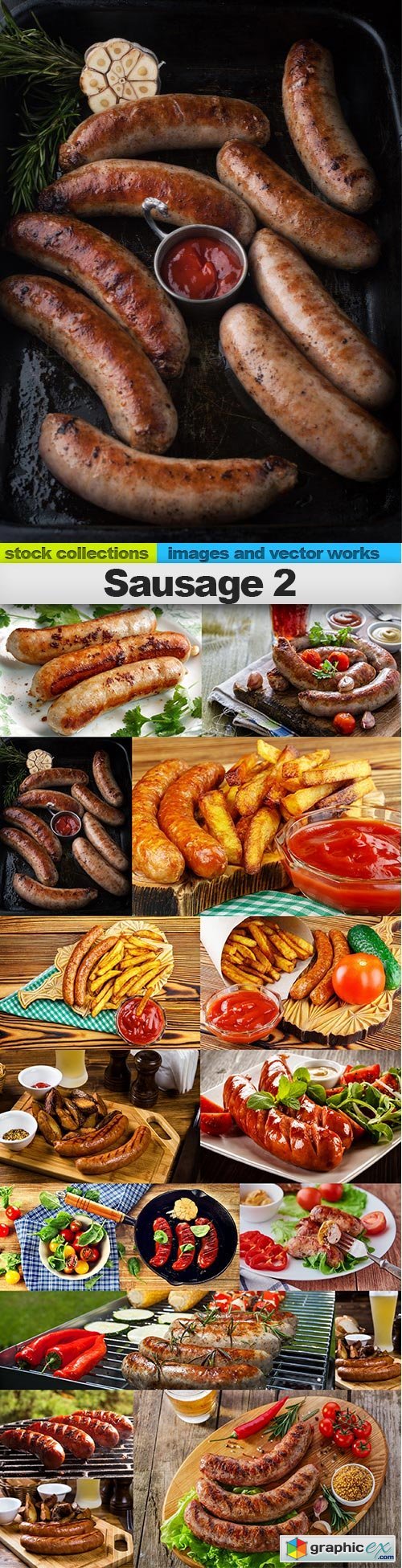 Sausage 2, 15 x UHQ JPEG