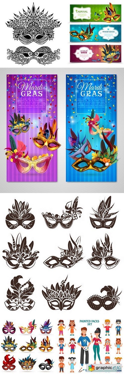 Mask Icons Set
