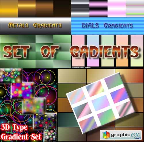 Gradient Set of 200 GRD Files for Photoshop