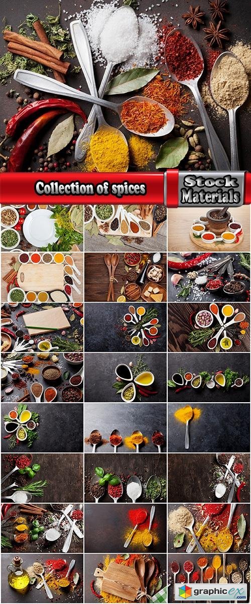 Collection of spices salt pepper spice fragrant seasoning 25 HQ Jpeg