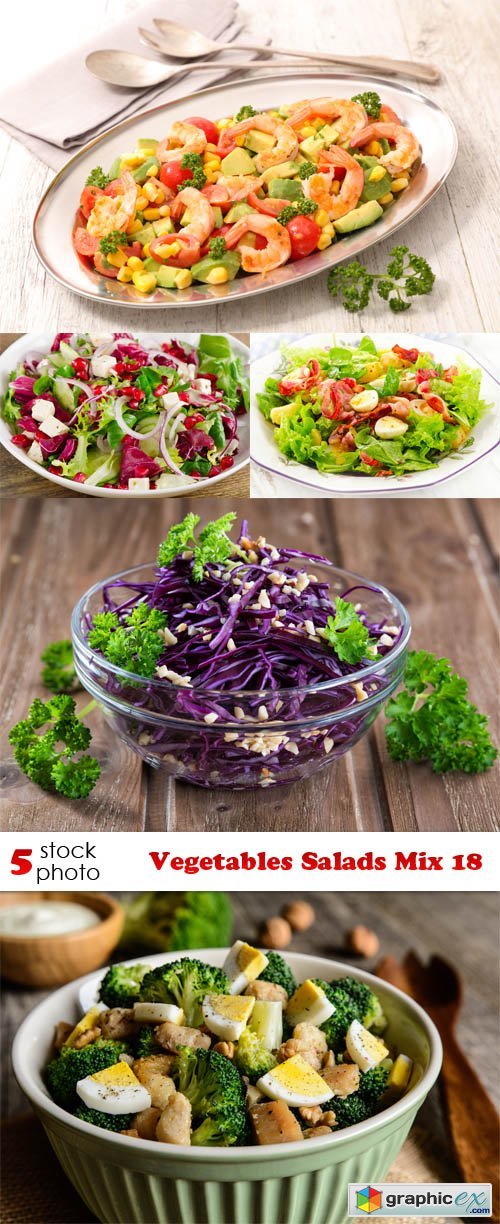 Vegetables Salads Mix 18