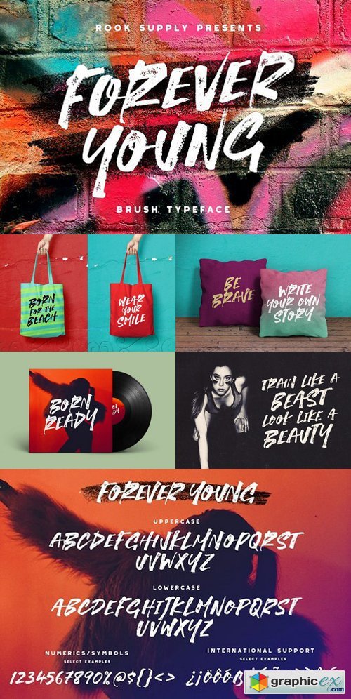 Forever Young Brush Font