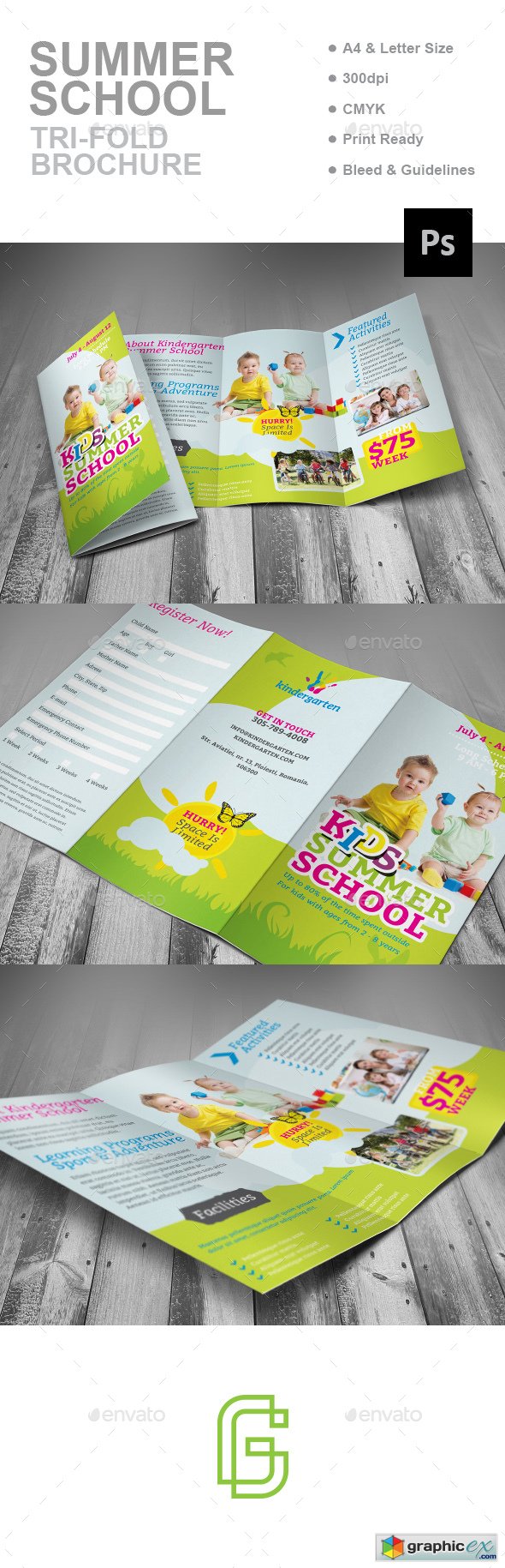 Summer School Trifold Brochure