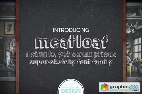 Meatloaf font