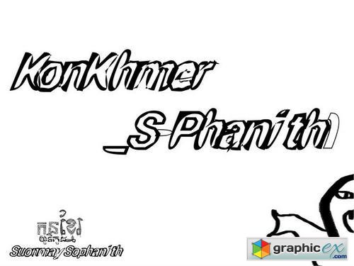 KonKhmer S-Phanith1 font