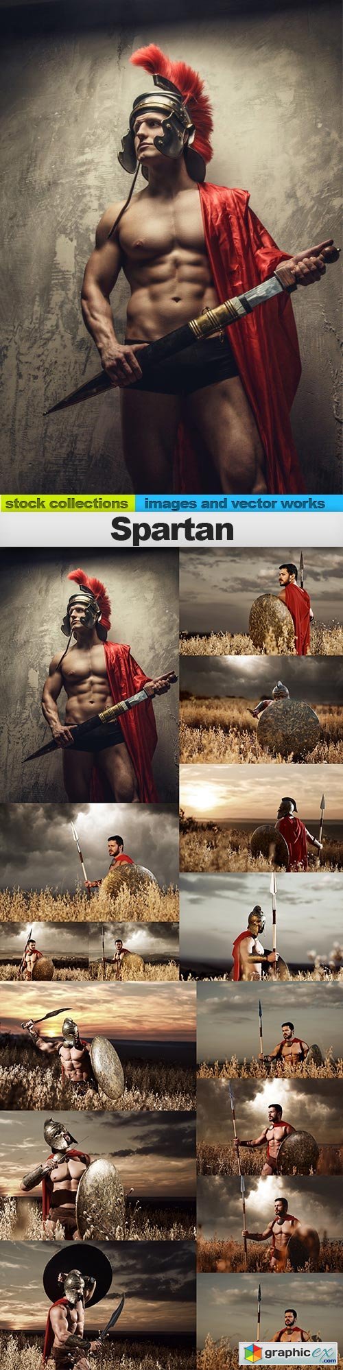 Spartan, 15 x UHQ JPEG