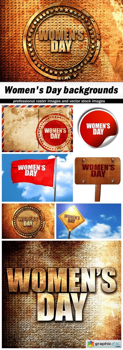 Women's Day backgrounds - 7 UHQ JPEG