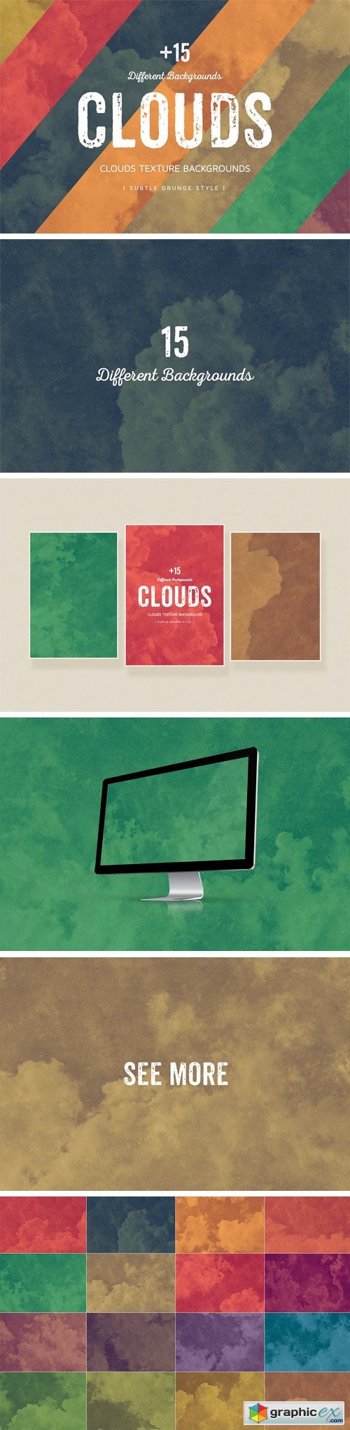 Clouds Texture Backgrounds