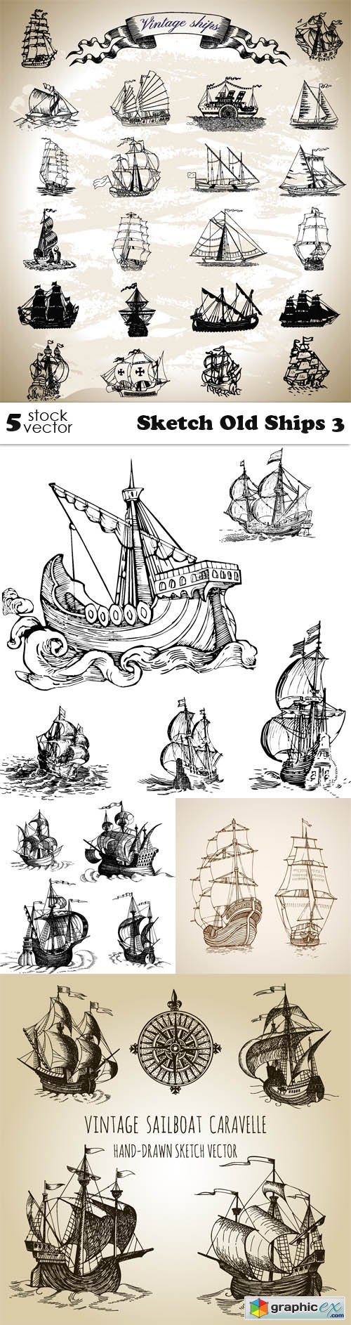 Sketch Old Ships 3