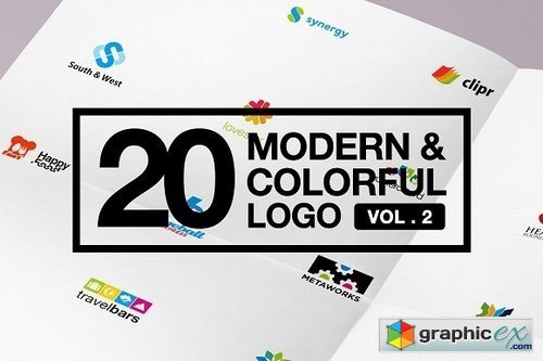 20 Modern & Colorful Logo Vol 2
