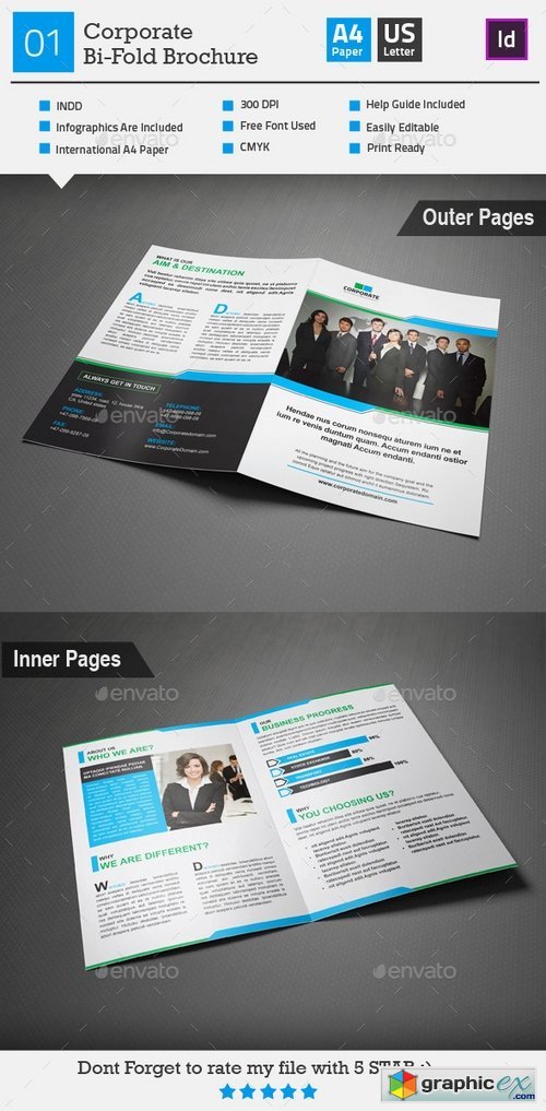 Corporate Bi-Fold Brochure 01