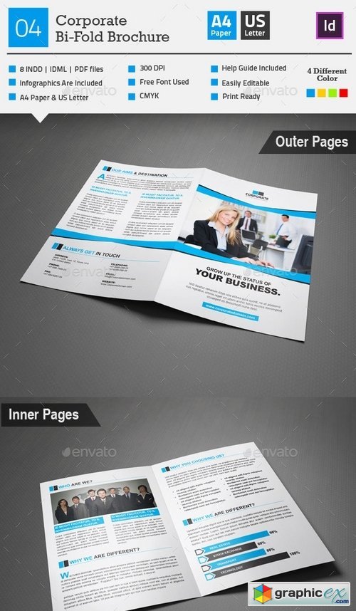 Corporate Bi-fold Brochure 04 9164433