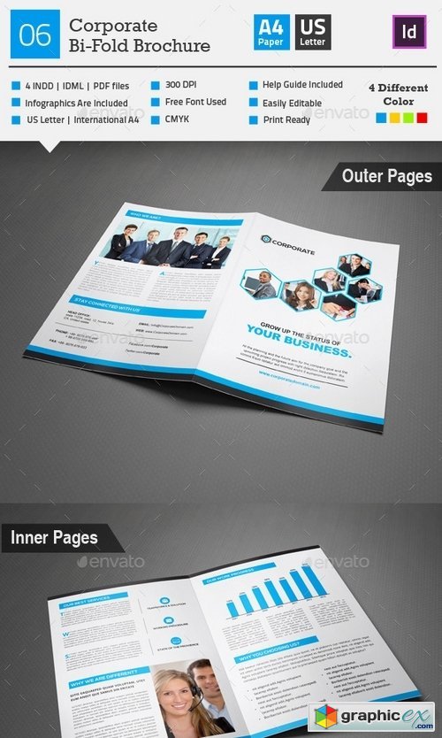 Corporate Bi-fold Brochure 06