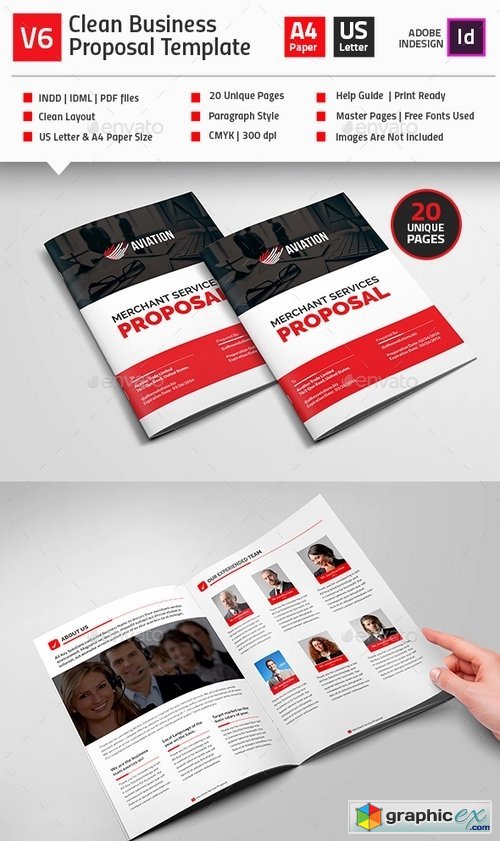 Clean Business Proposal Template V2