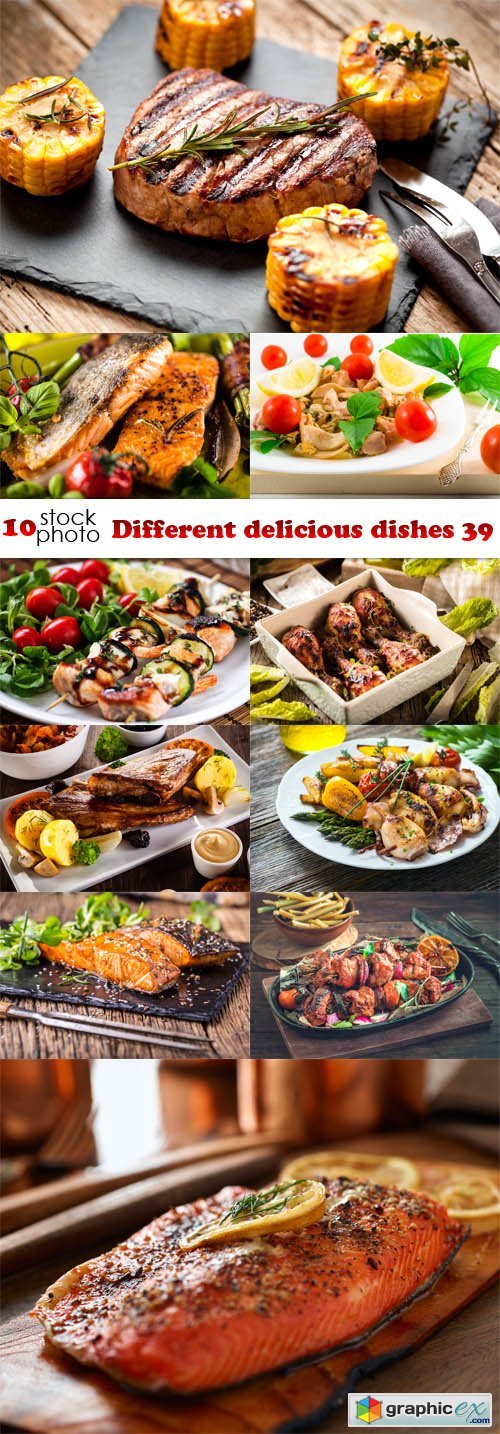 Different delicious dishes 39