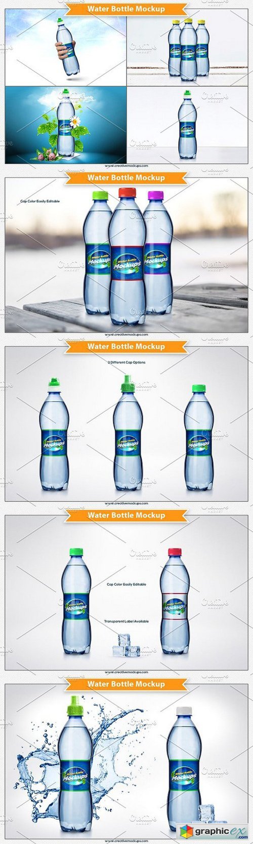 Water Bottle Mockup 1279703