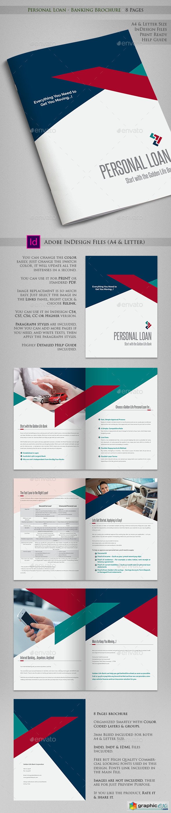Personal Loan - Banking Brochure - 8 Pages