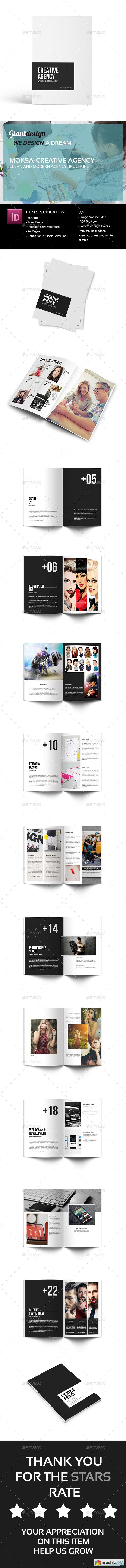 Creative Agency - A4 Portfolio Brochure