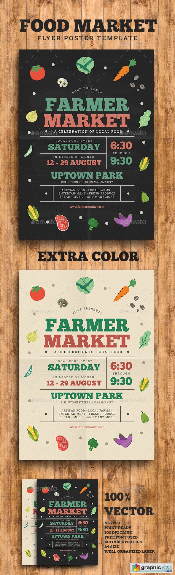 Farmer/Food Market Flyer