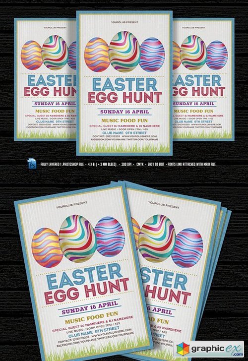 Easter Egg Hunt Flyer 1302090