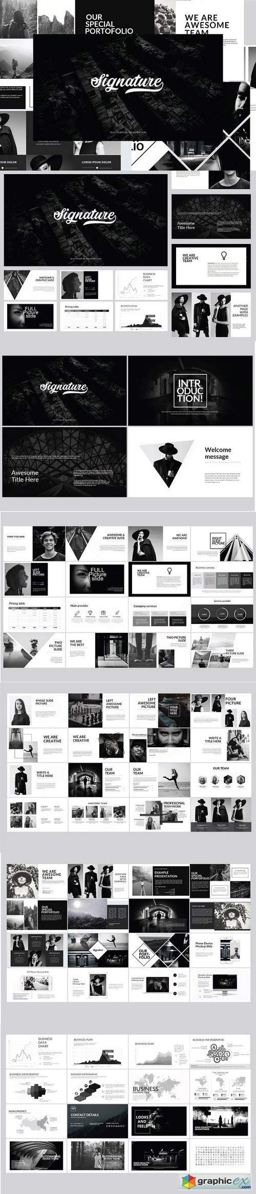 Signature Powerpoint Template