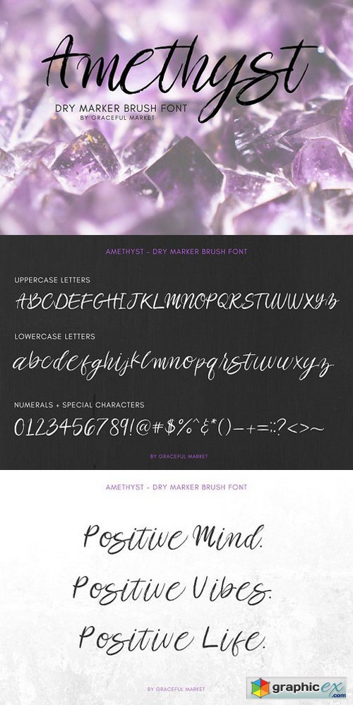 Amethyst Script Brush Font