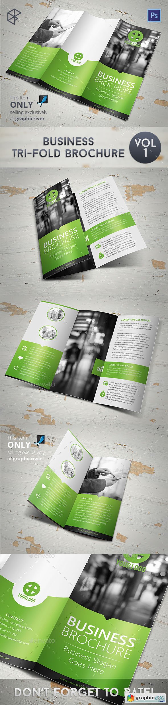 Business Tri-fold Brochure 7853682