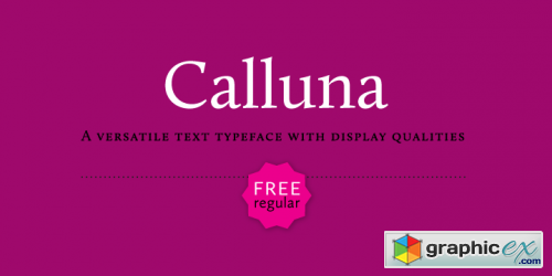 Calluna Font Family 8xOTF