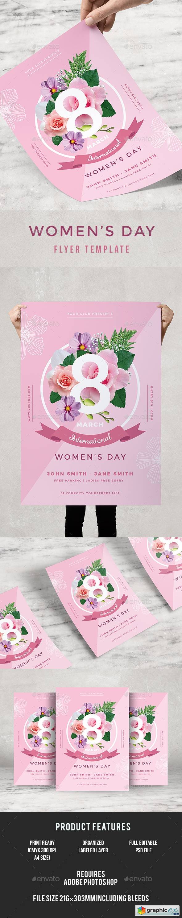 Graphicriver Womens Day Flyer