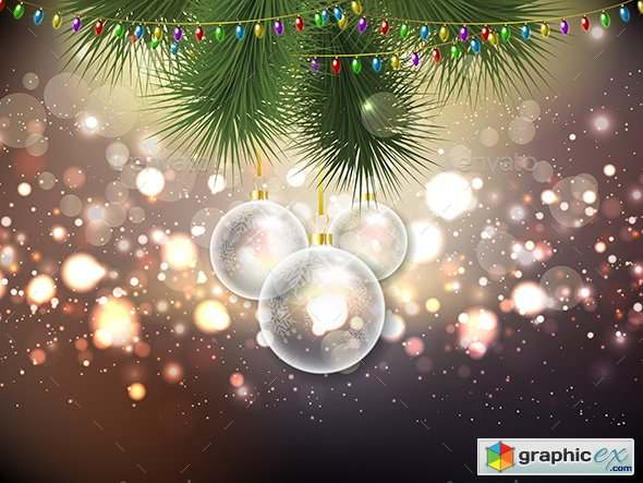 Christmas Bauble Background 13598771